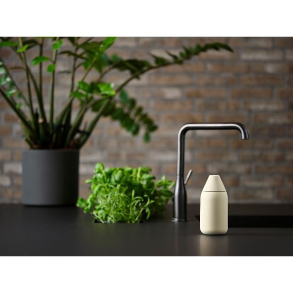 Šviesiai geltonos spalvos iš silikono muilo dozatorius 300 ml Singles – Zone-image-2