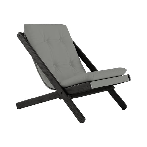 "Karup Design Boogie" juoda/pilka sulankstoma kėdė