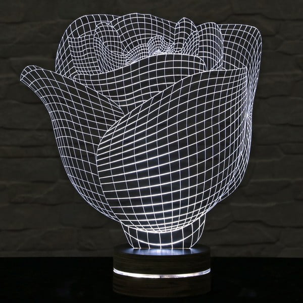 3D stalinis šviestuvas "Rose