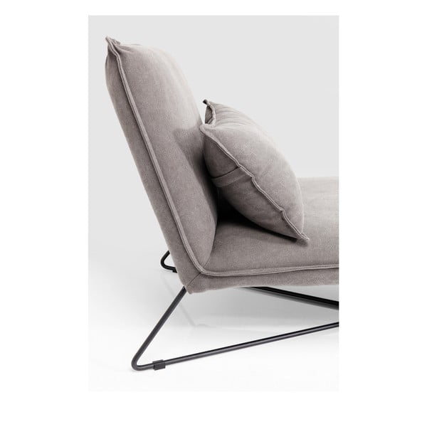 "Kare Design Cornwall" pilka poilsio kėdė-image-3