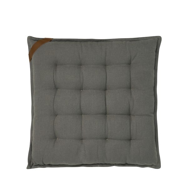 Pilka medvilninė sėdimoji pagalvėlė Södahl, 40 x 40 cm