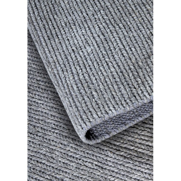 Rankų darbo iš vilnos kilimas pilkos spalvos 190x280 cm Francois – Villeroy&Boch-image-4
