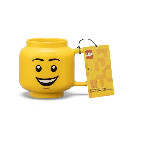 Geltonas keraminis kūdikio puodelis 530 ml Head - LEGO®-image-4