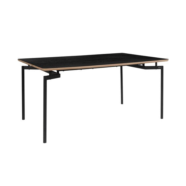 Valgomojo stalas juodos spalvos 90x160 cm Alto – Støraa-image-1
