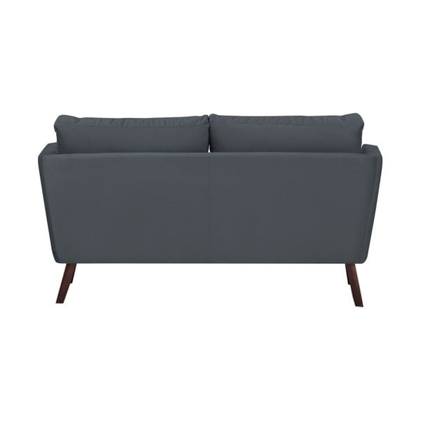 Tamsiai pilka 2 vietų sofa Mazzini Sofos Elena-image-2