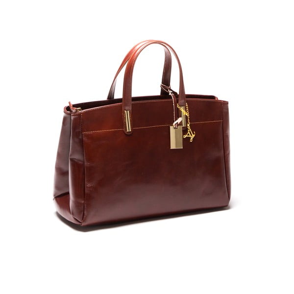 Luisa Vannini 380 Marrone odinė rankinė-image-2