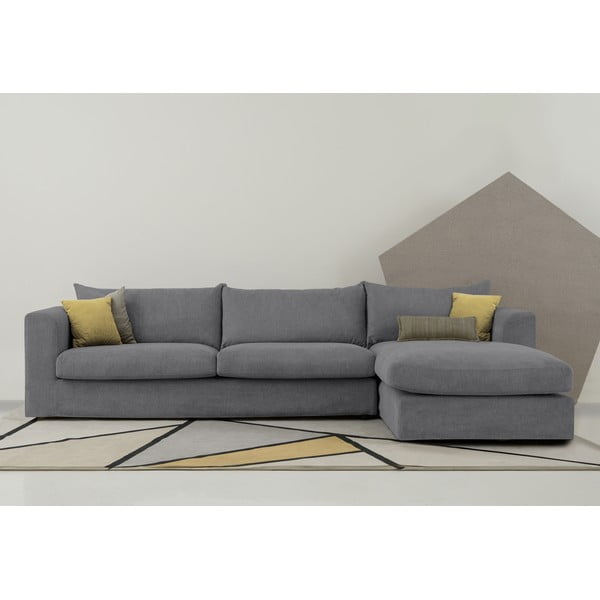 Kampinė sofa tamsiai pilkos spalvos (su dešiniuoju kampu) Asgard – Scandic-image-1