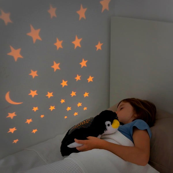 Vaikiškas pliušinis LED projektorius InnovaGoods Pingvinas