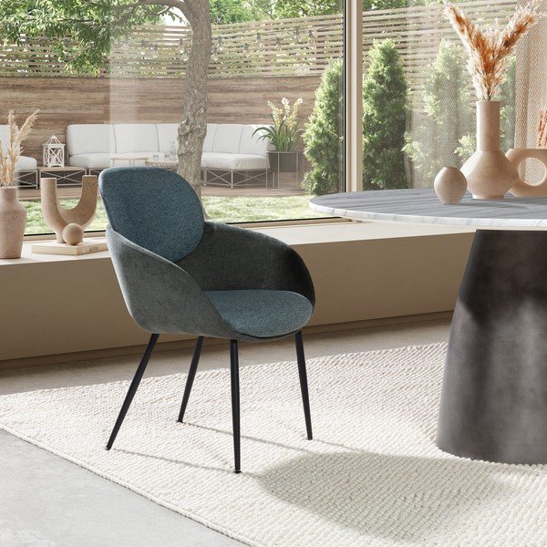 Mėlynos spalvos krėslas Nure – MOME-image-1