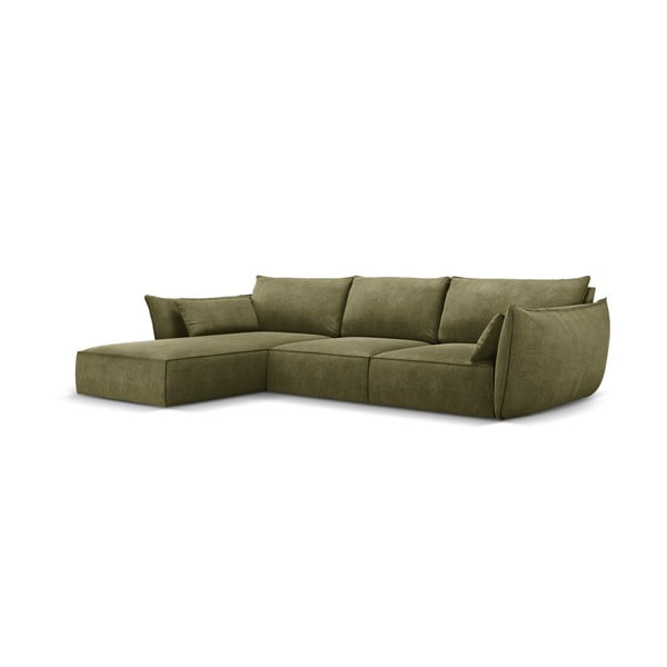 Žalia kampinė sofa (kairysis kampas) Vanda - Mazzini Sofas-image-2