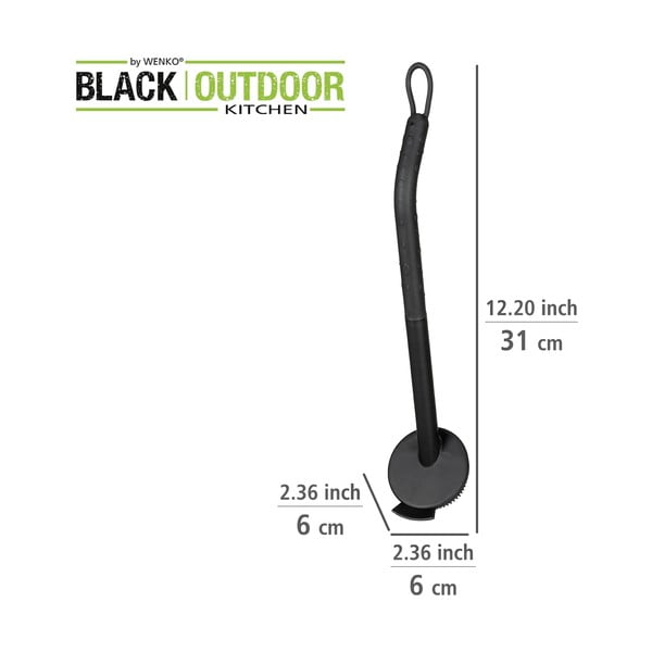 Juodas indų plovimo šepetys Wenko Black Outdoor Kitchen Cuvo-image-4