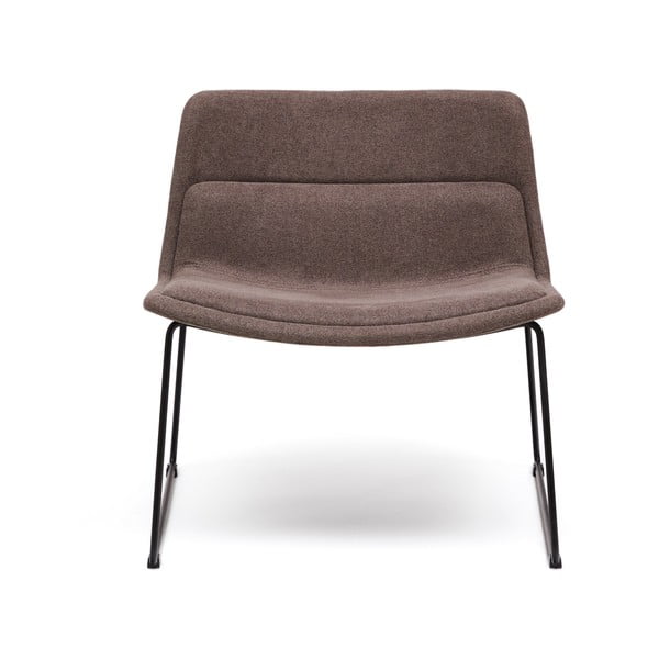 Rudos spalvos krėslas Zahara – Kave Home-image-2