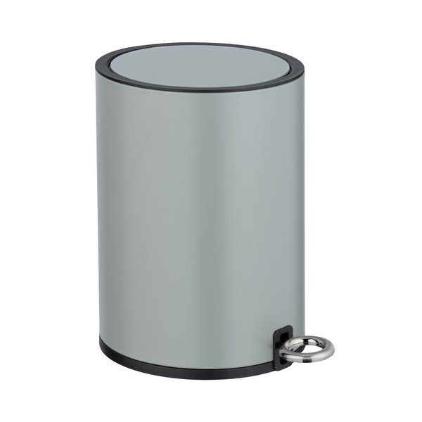 Matinės pilkos spalvos šiukšliadėžė su pedalu Wenko Nant, 3 l-image-1