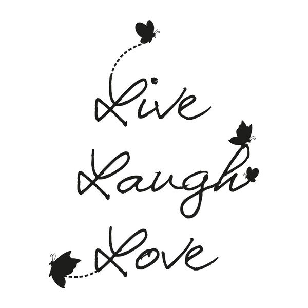 Ambiance Live Laugh Love lipdukas, 55 x 45 cm-image-1
