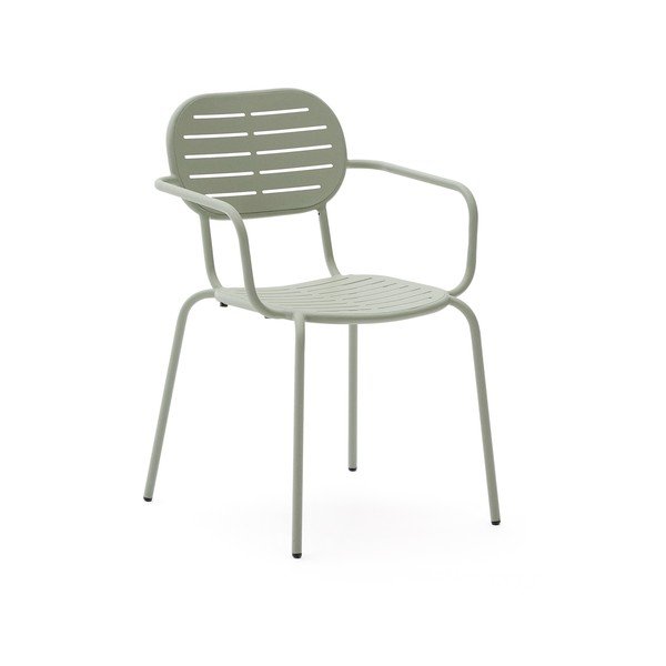 Mėtų spalvos metalinė sodo kėdė Brai – Kave Home