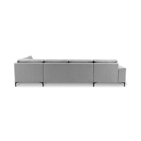 Kampinė sofa pilkos spalvos (su dešiniuoju kampu/„U“ formos) Henry – Scandic-image-2