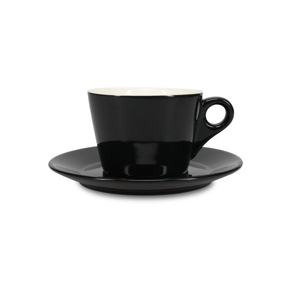 Juodos spalvos iš porceliano lėkštutė ø 16,5 cm Barista – BonBistro-image-2