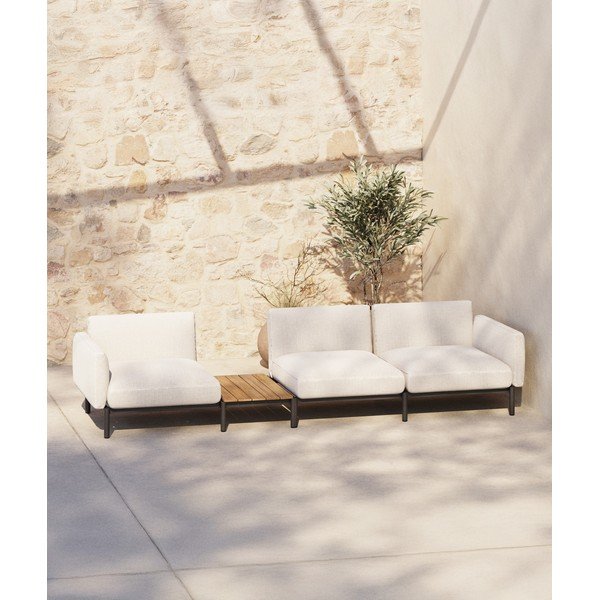 Smėlio spalvos iš audinio sodo sofa Sorells – Kave Home-image-1