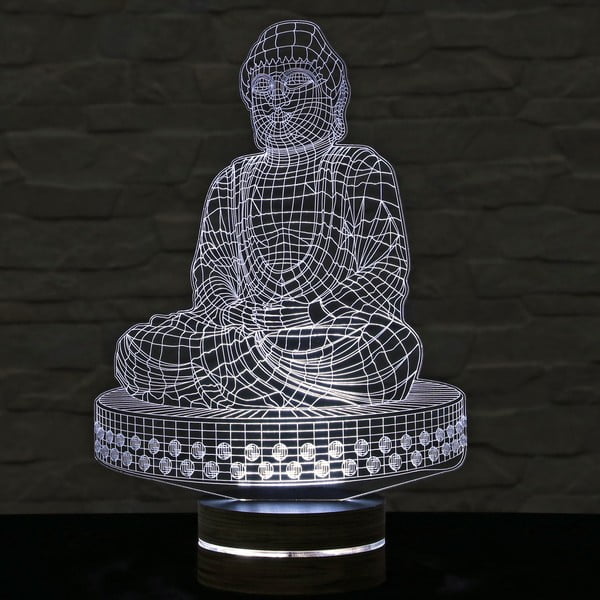 3D stalinė lempa Buda