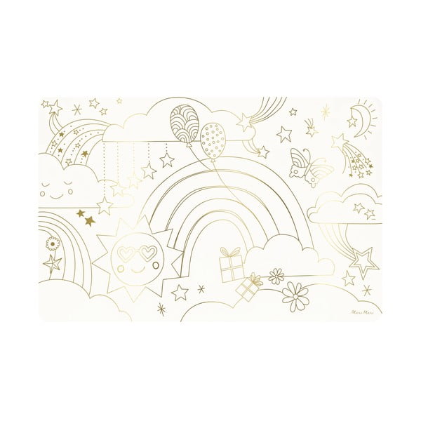 Iš popieriaus padėkliukai 8 vnt. 28x42.5 cm Happy Icons – Meri Meri-image-3