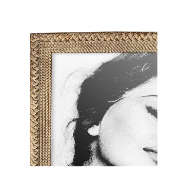 Iš poliesterinės dervos pastatomas rėmas smėlio spalvos 14x18,5 cm – Ixia-image-2