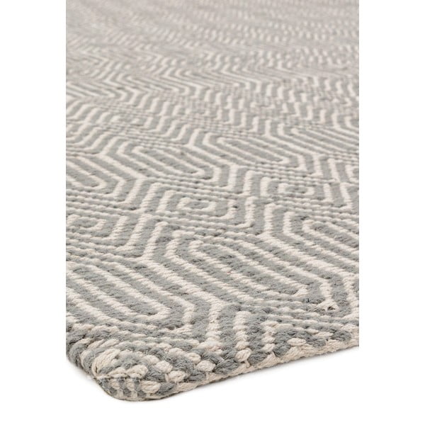 Iš vilnos kilimas šviesiai pilkos spalvos 120x170 cm Sloan – Asiatic Carpets-image-2