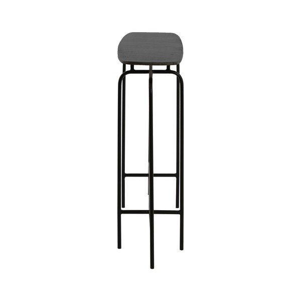 Iš metalo konsolinis staliukas juodos spalvos 30x120 cm Zapala – Light & Living-image-2