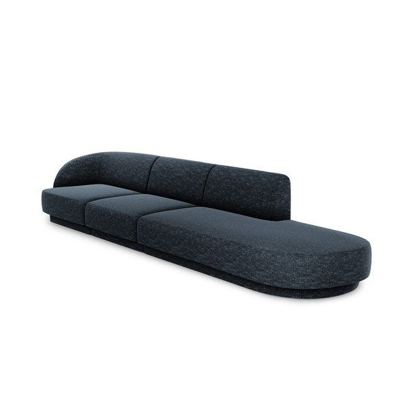 Tamsiai mėlyna sofa 302 cm Miley - Micadoni Home-image-3