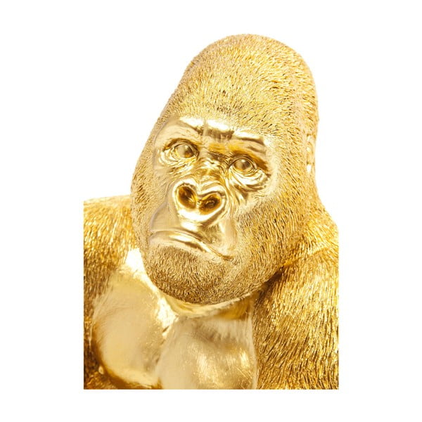 Dekoratyvinė aukso skulptūra Kare Design Gorilla-image-2