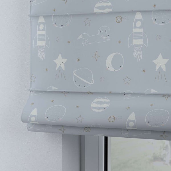 Mėlynai pilkos spalvos vaikiški roletai 170x160 cm Magic - Yellow Tipi-image-4