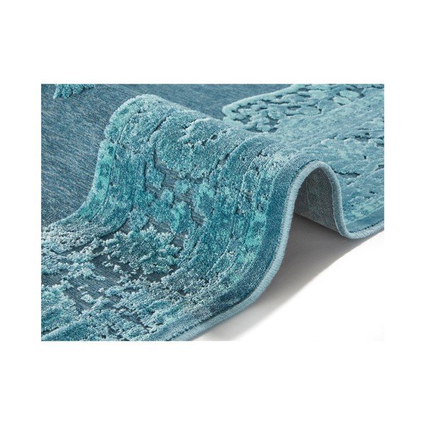 Mėlynas viskozės kilimas Mint Rugs Willow, 120 x 170 cm-image-2