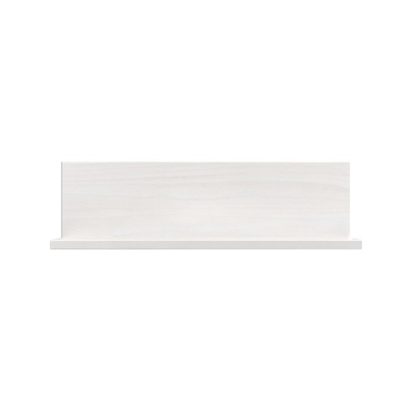 Baltos spalvos iš pušies masyvo sieninė lentyna 50 cm Teramo – Støraa-image-4