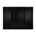 Iš pušies masyvo knygų spinta  rudos spalvos 296x223 cm Anita – Støraa