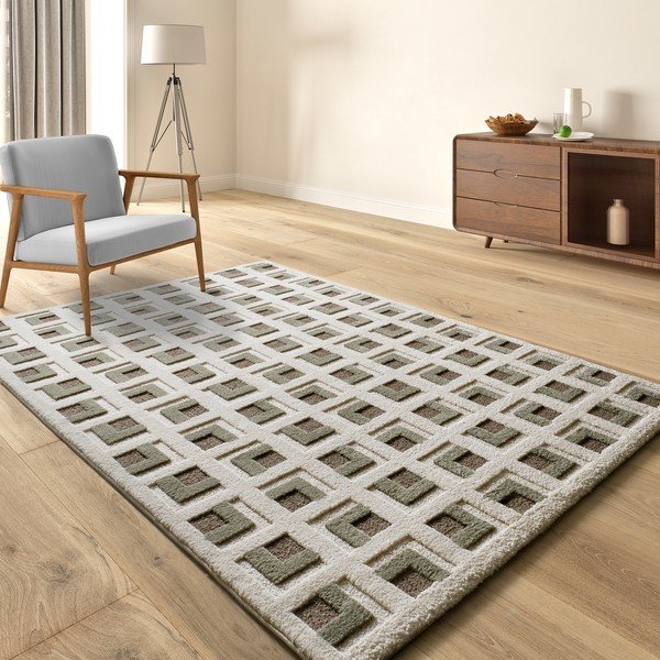 Rudos spalvos/smėlio spalvos kilimas 160x230 cm Candela – Universal-image-1