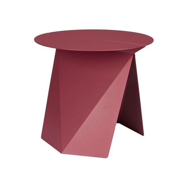 Iš metalo apvalios formos šoninis stalas 45x46 cm Foldy – Zuiver-image-2