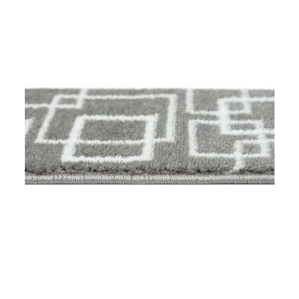Laiptų kilimėlių rinkiniai pilkos spalvos 13 vnt. 22x73 cm Geometric – Mila Home-image-1