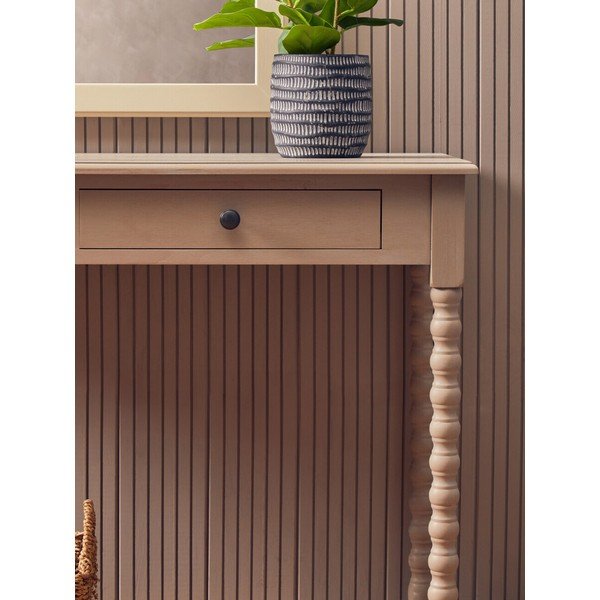 Iš pušies masyvo rašomasis stalas 48x107 cm Heritage – Premier Housewares-image-2