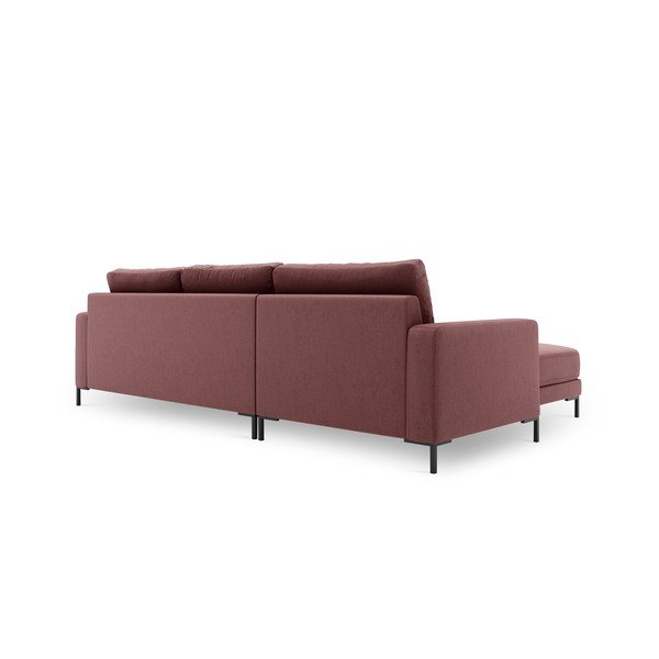 Rožinė kampinė sofa Interieurs 86 Seine, kampas kairėje-image-3