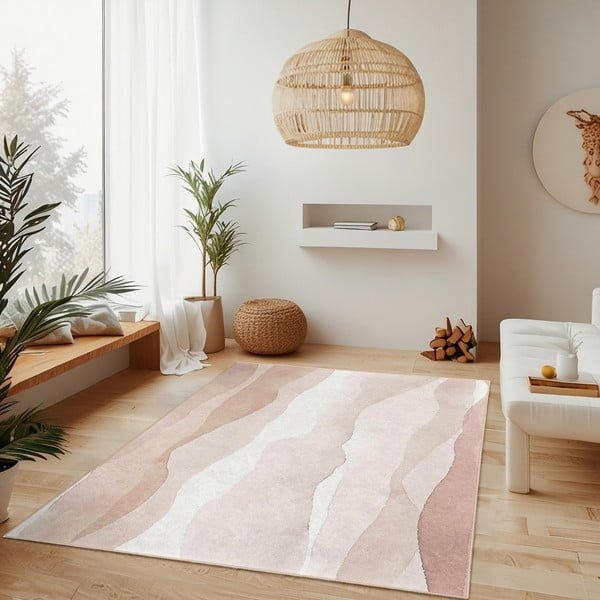 Skalbiamas kreminės spalvos kilimas 60x230 cm Komodo Beach – Mila Home-image-2