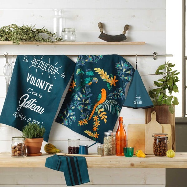 Iš medvilnės virtuvės rankšluostis 50x70 cm Comptoir – douceur d'intérieur-image-2