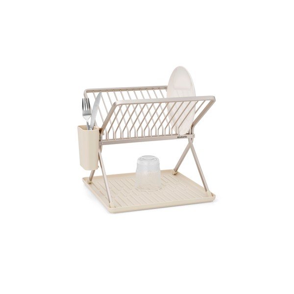 Smėlio spalvos iš metalo dviejų aukštų kiaurasamtis 37x33 cm – Brabantia-image-4