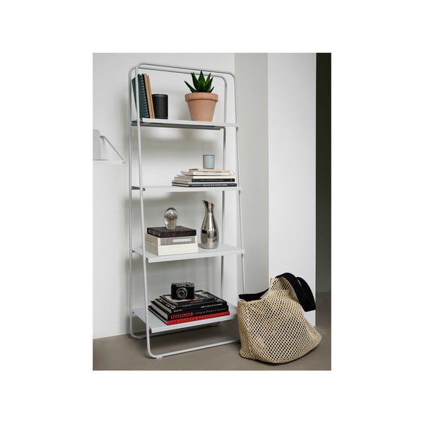 Šviesiai pilka metalinė lentyna 29x141 cm A-Bookshelf - Zone-image-2