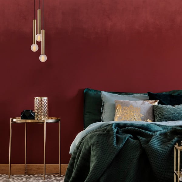 Kabantis šviestuvas auksinės spalvos ø 22 cm Tempo – Opviq lights-image-1