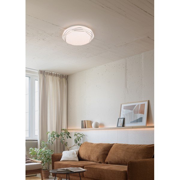 Lubinis šviestuvas baltos spalvos LED ø 38 cm Dizzy – Reality-image-1