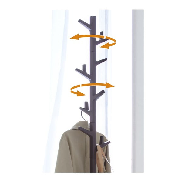 Iš metalo palto stovas rudos spalvos Branch – YAMAZAKI-image-3