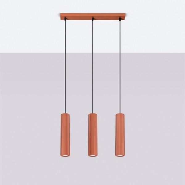 Kabantis šviestuvas raudonos plytų spalvos Gleam – Sollux-image-4