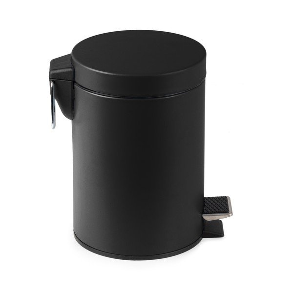 Juoda šiukšliadėžė su pedalu Compactor Grena, 3 l-image-3