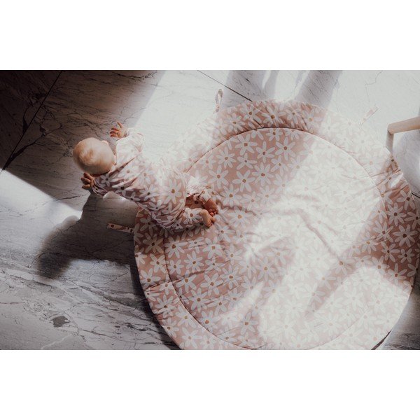 Vaikų žaidimų kilimėlis rožinės spalvos Blash Daisies – Malomi Kids-image-3