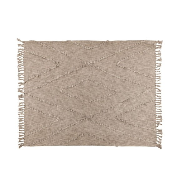 Šviesiai ruda medvilninė lovatiesė dvigulei lovai 250x260 cm Sahara - Tiseco Home Studio-image-2