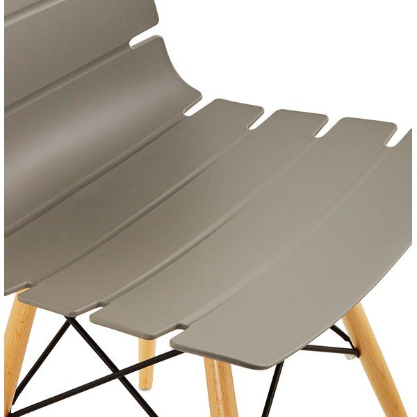 Pilka valgomojo kėdė Kokoon Design Strata-image-4